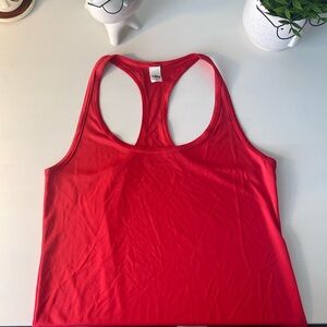 Alo red racerback tank top